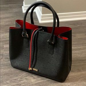 Black and red Aldo bag